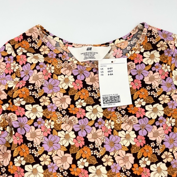 H&M | Girls Cotton Jersey Dress | 6X/7 - Picture 3 of 7